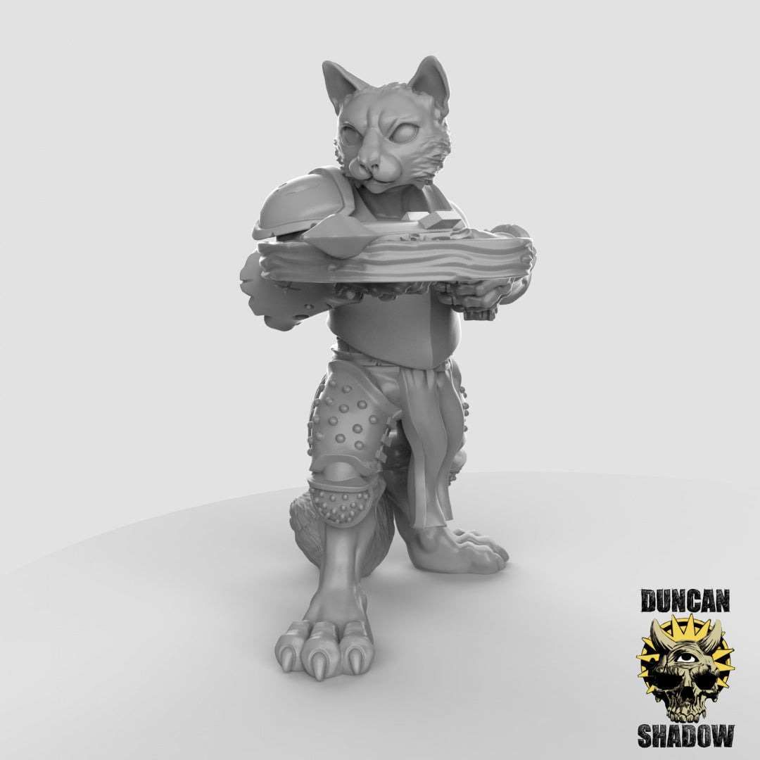 Cat Folk With Crossbows | Duncan Shadow | Compatible with Dungeons & Dragons and Pathfinder