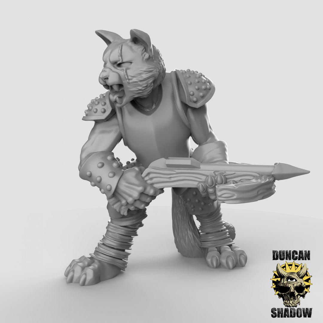 Cat Folk With Crossbows | Duncan Shadow | Compatible with Dungeons & Dragons and Pathfinder