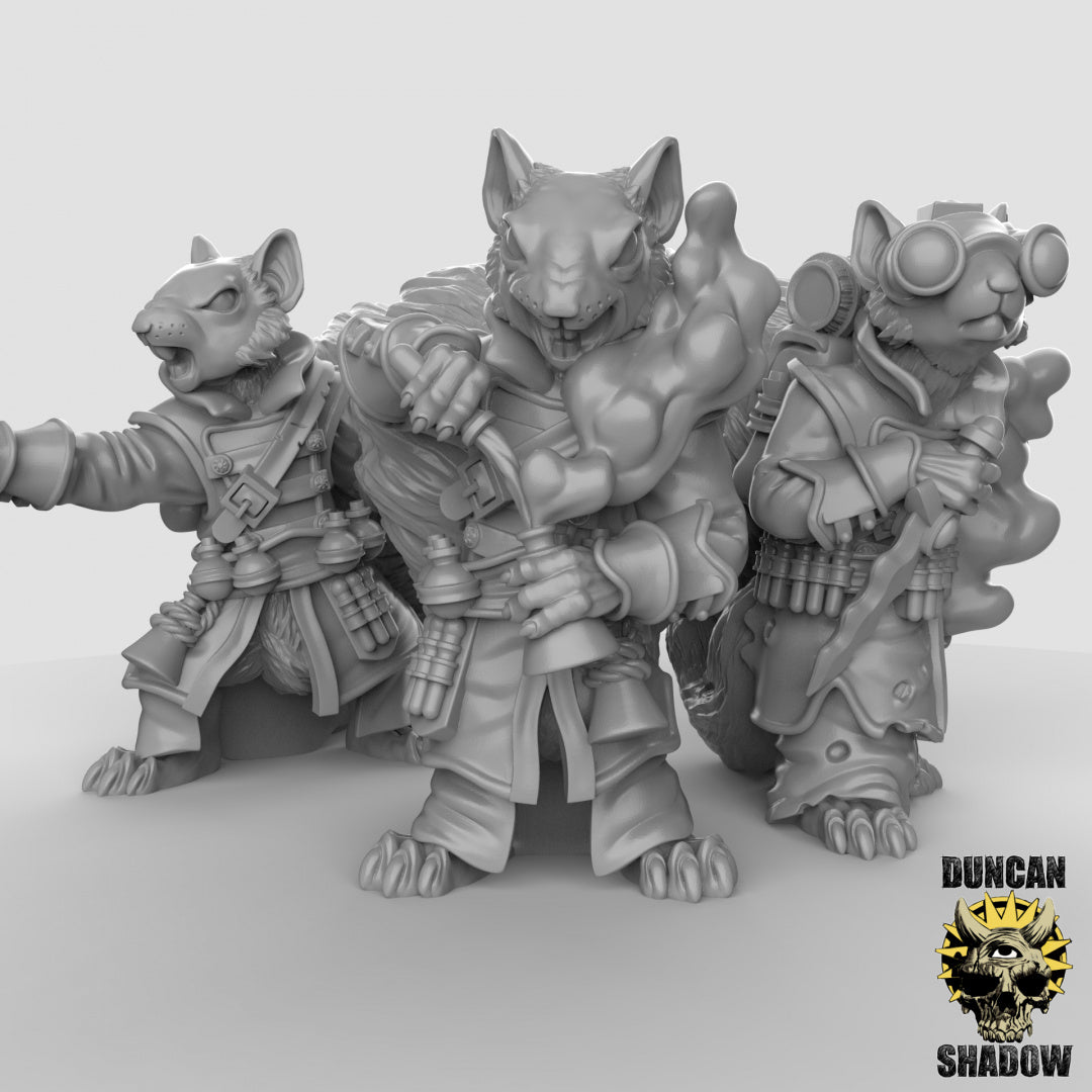 Alquimistas populares de la ardilla Scurryni | Sombra de Duncan | Compatible con Dragones y Mazmorras y Pathfinder