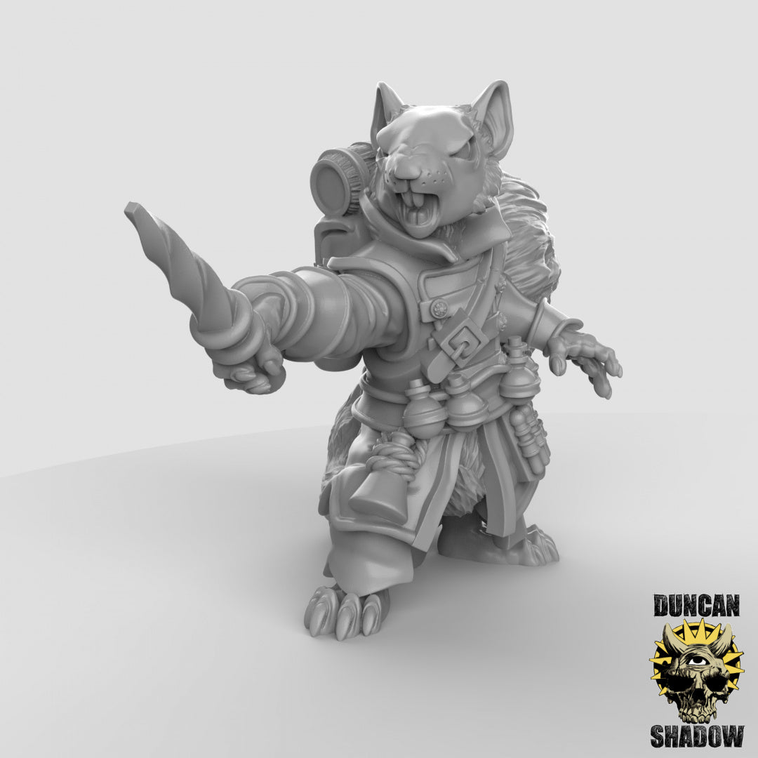 Alquimistas populares de la ardilla Scurryni | Sombra de Duncan | Compatible con Dragones y Mazmorras y Pathfinder