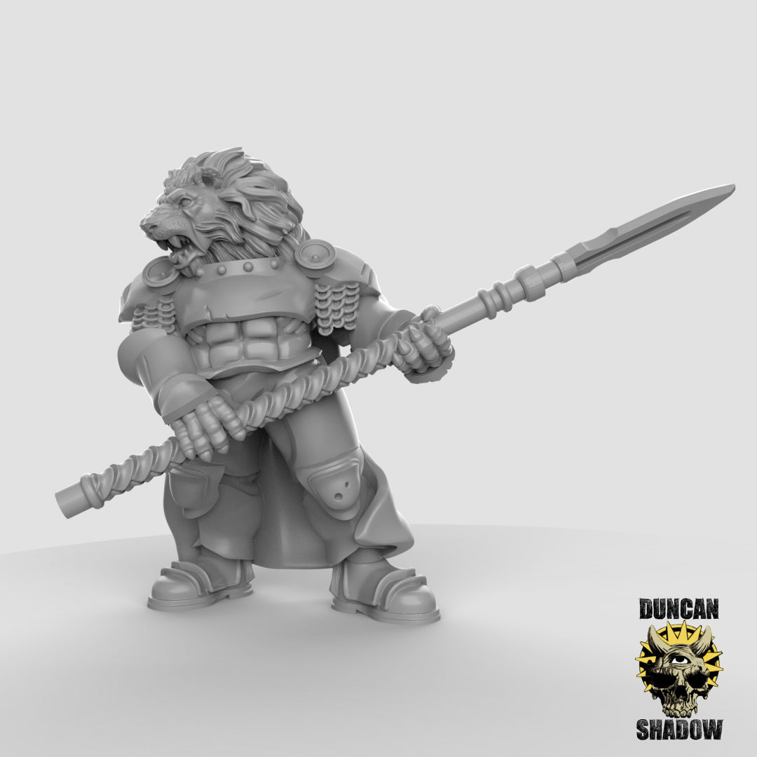 Cat Folk Lion Folk Knights | Duncan Shadow | Compatible with Dungeons & Dragons and Pathfinder