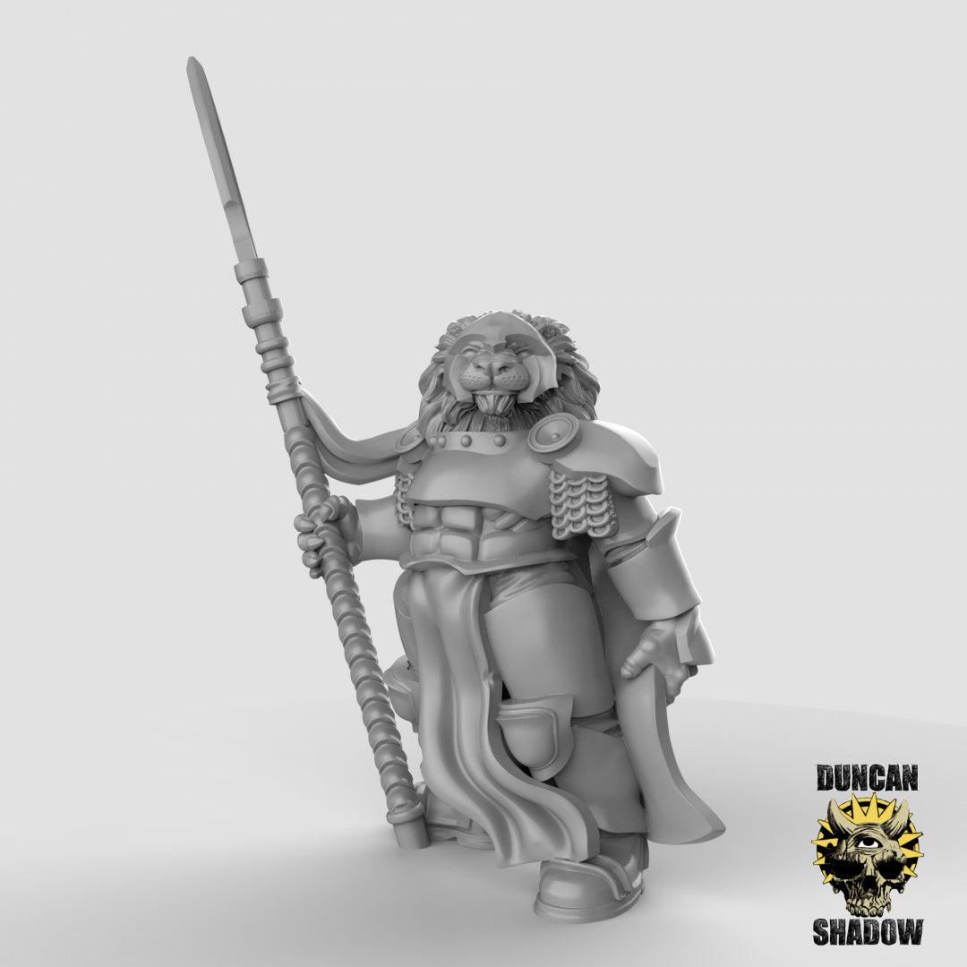 Cat Folk Lion Folk Knights | Duncan Shadow | Compatible with Dungeons & Dragons and Pathfinder