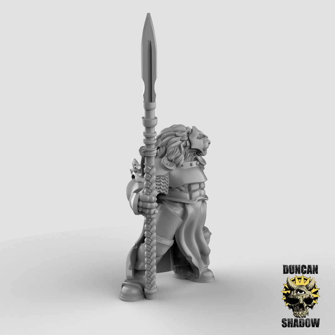 Cat Folk Lion Folk Knights | Duncan Shadow | Compatible with Dungeons & Dragons and Pathfinder
