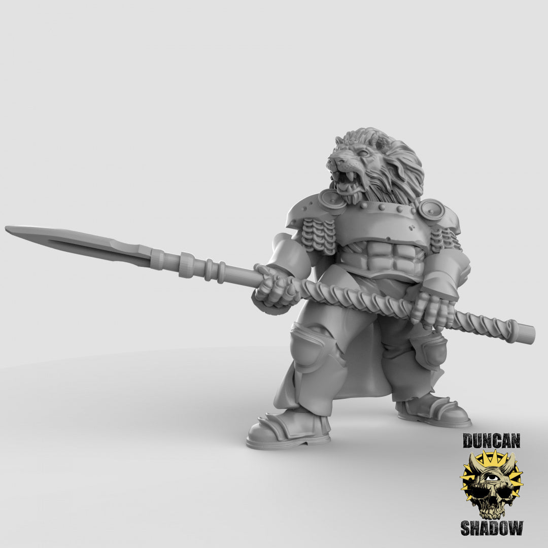 Cat Folk Lion Folk Knights | Duncan Shadow | Compatible with Dungeons & Dragons and Pathfinder