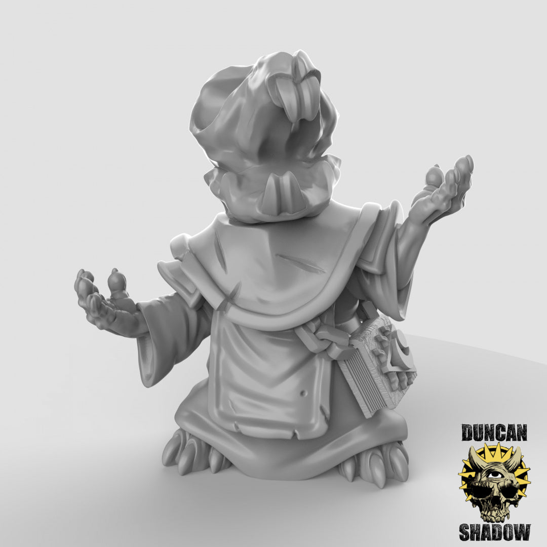 Mousle Folk Necromancers | Duncan Shadow | Compatible with Dungeons & Dragons and Pathfinder