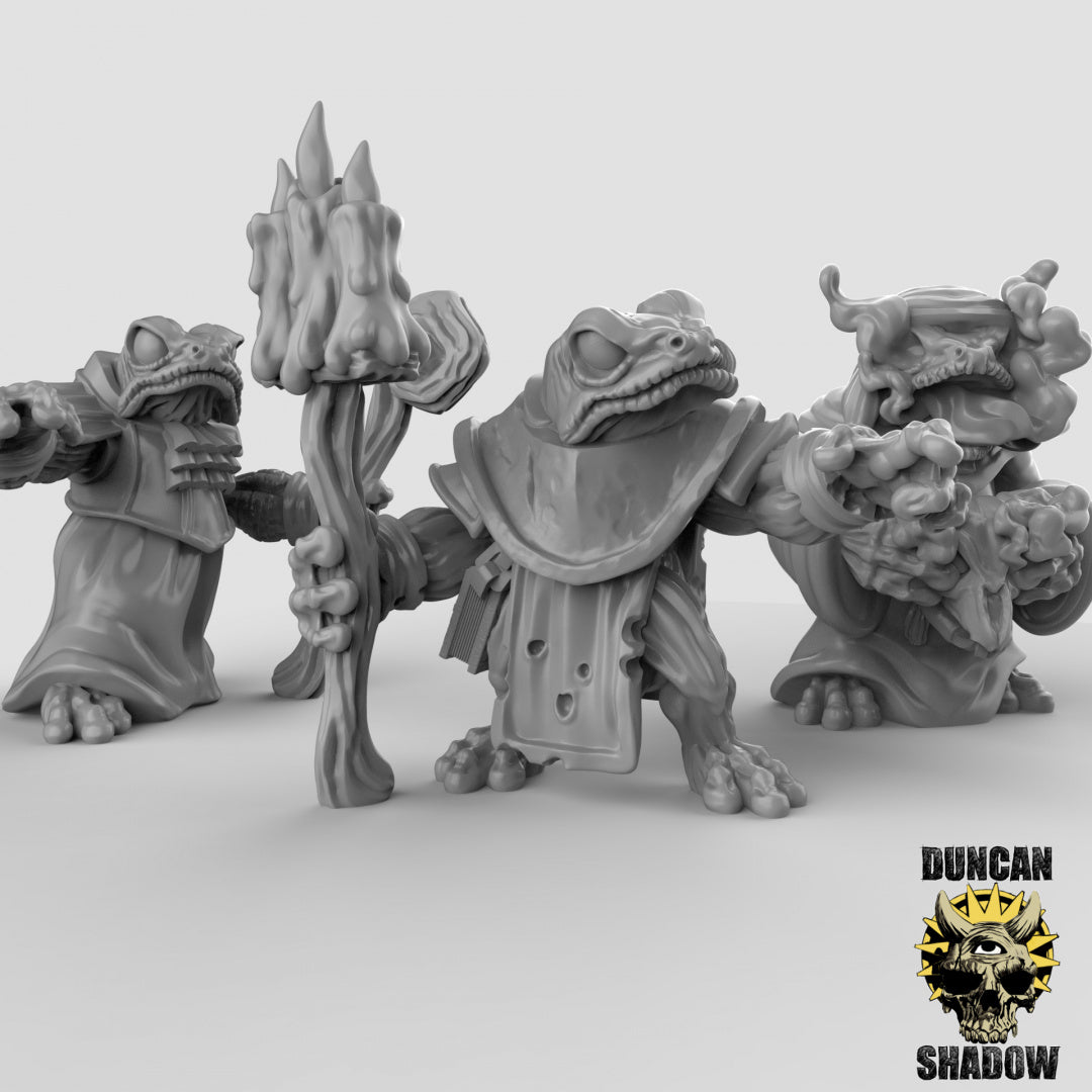Boggard Necromancers | Duncan Shadow | Compatible with Dungeons & Dragons and Pathfinder