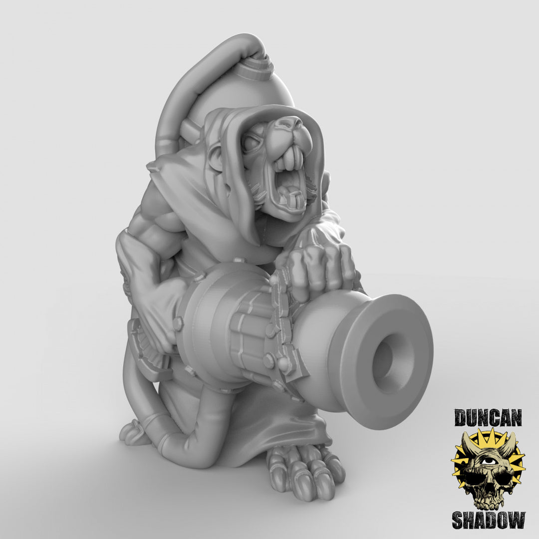 Rattenvolk mit Flammenwerfern | Duncan Shadow | Kompatibel mit Dungeons & Dragons und Pathfinder