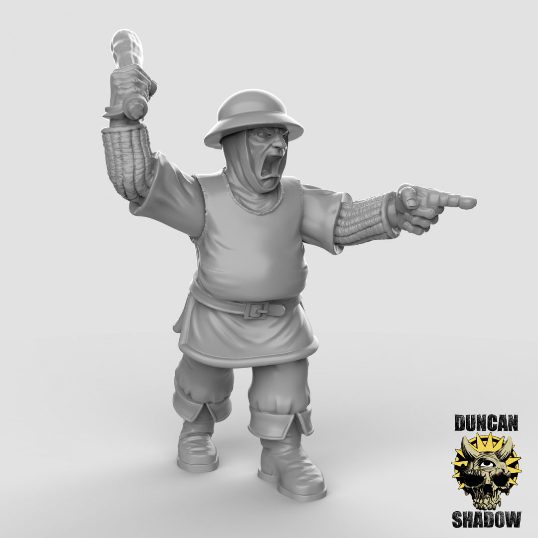 Menschlicher Stadtwächter mit Keulen | Duncan Shadow | Kompatibel mit Dungeons & Dragons und Pathfinder