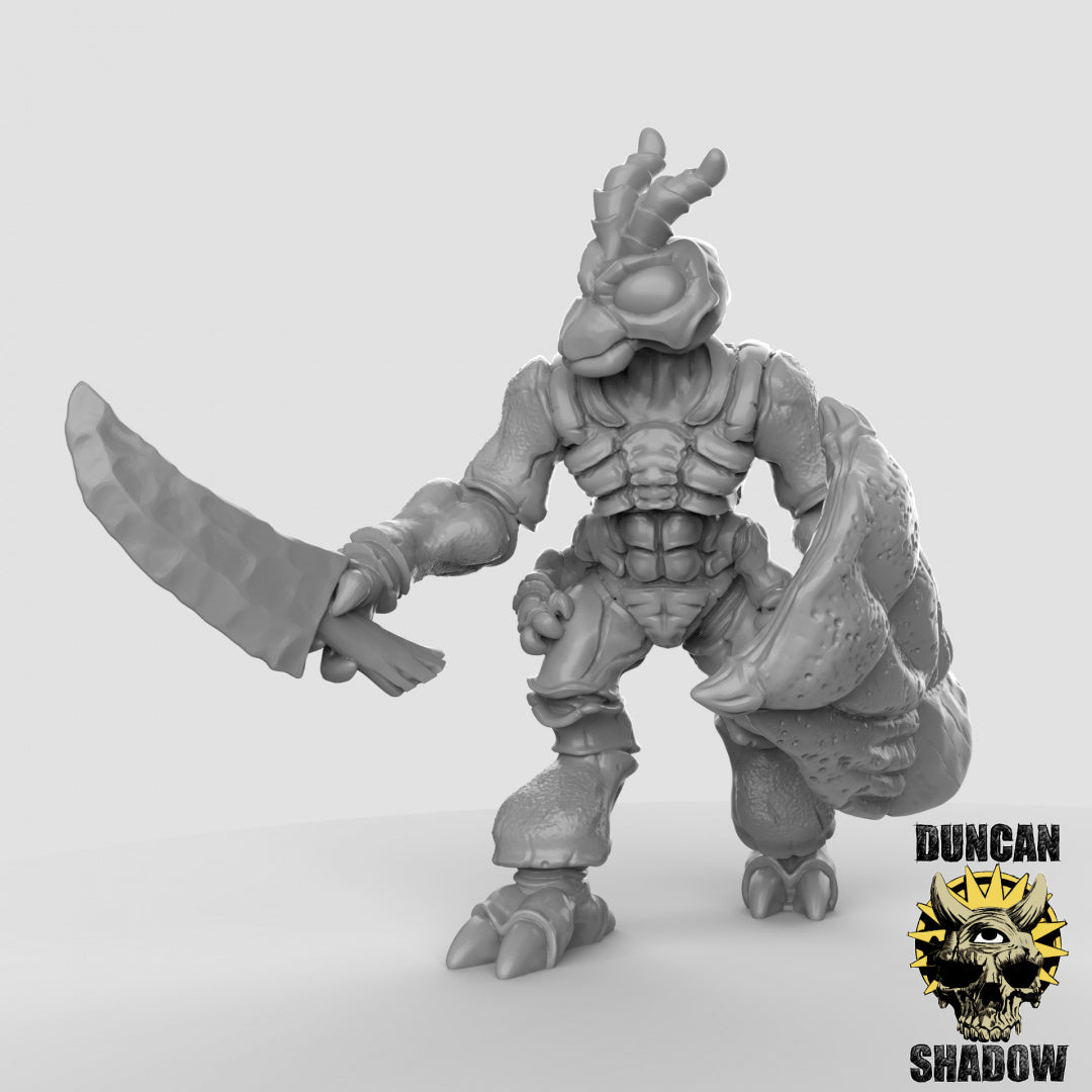 Thri-Keen Insektoiden mit Schwertern und Schilden | Duncan Shadow | Kompatibel mit Dungeons & Dragons und Pathfinder