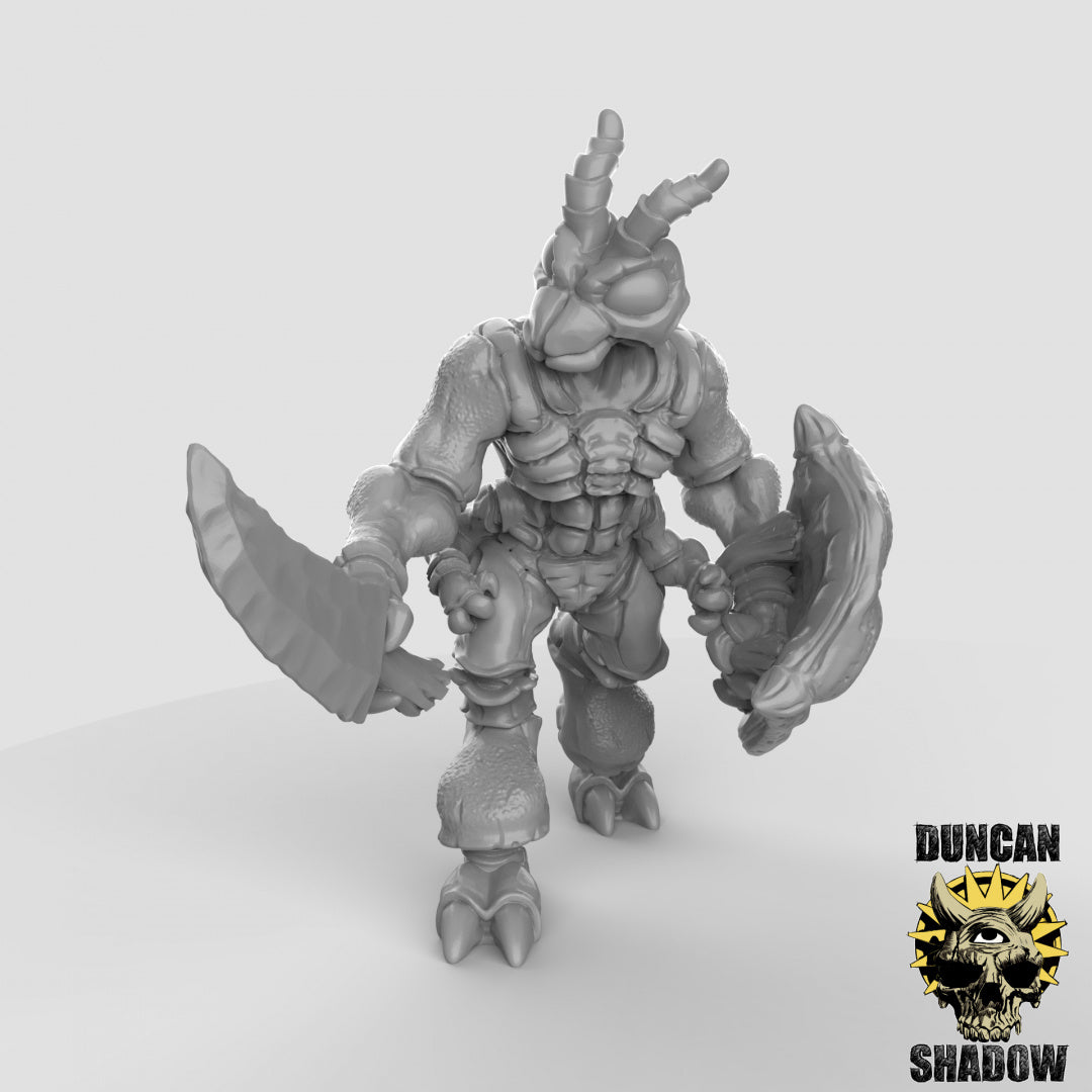 Thri-Keen Insektoiden mit Schwertern und Schilden | Duncan Shadow | Kompatibel mit Dungeons & Dragons und Pathfinder