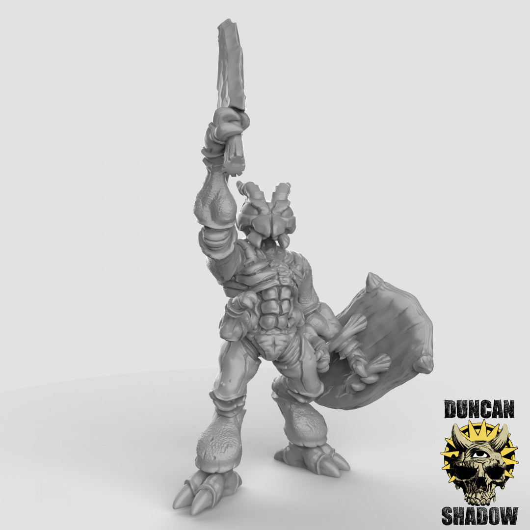 Thri-Keen Insektoiden mit Schwertern und Schilden | Duncan Shadow | Kompatibel mit Dungeons & Dragons und Pathfinder