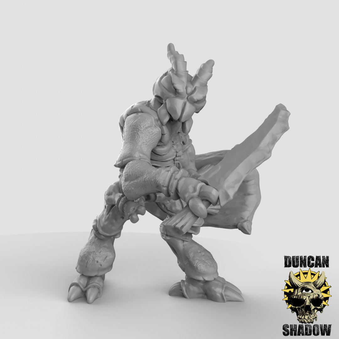 Thri-Keen Insektoiden mit Schwertern und Schilden | Duncan Shadow | Kompatibel mit Dungeons & Dragons und Pathfinder