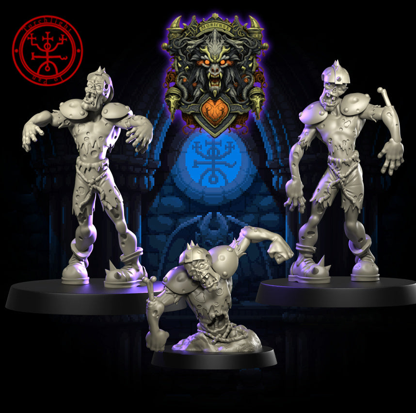The Twilight Thrillers - Undead Fantasy Football Team - 18 Players - Torchlight Miniatures