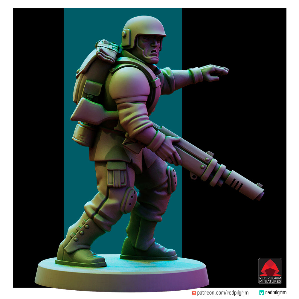 Jenízaros de los Halcones del Desierto | Miniaturas del Peregrino Rojo | 32mm