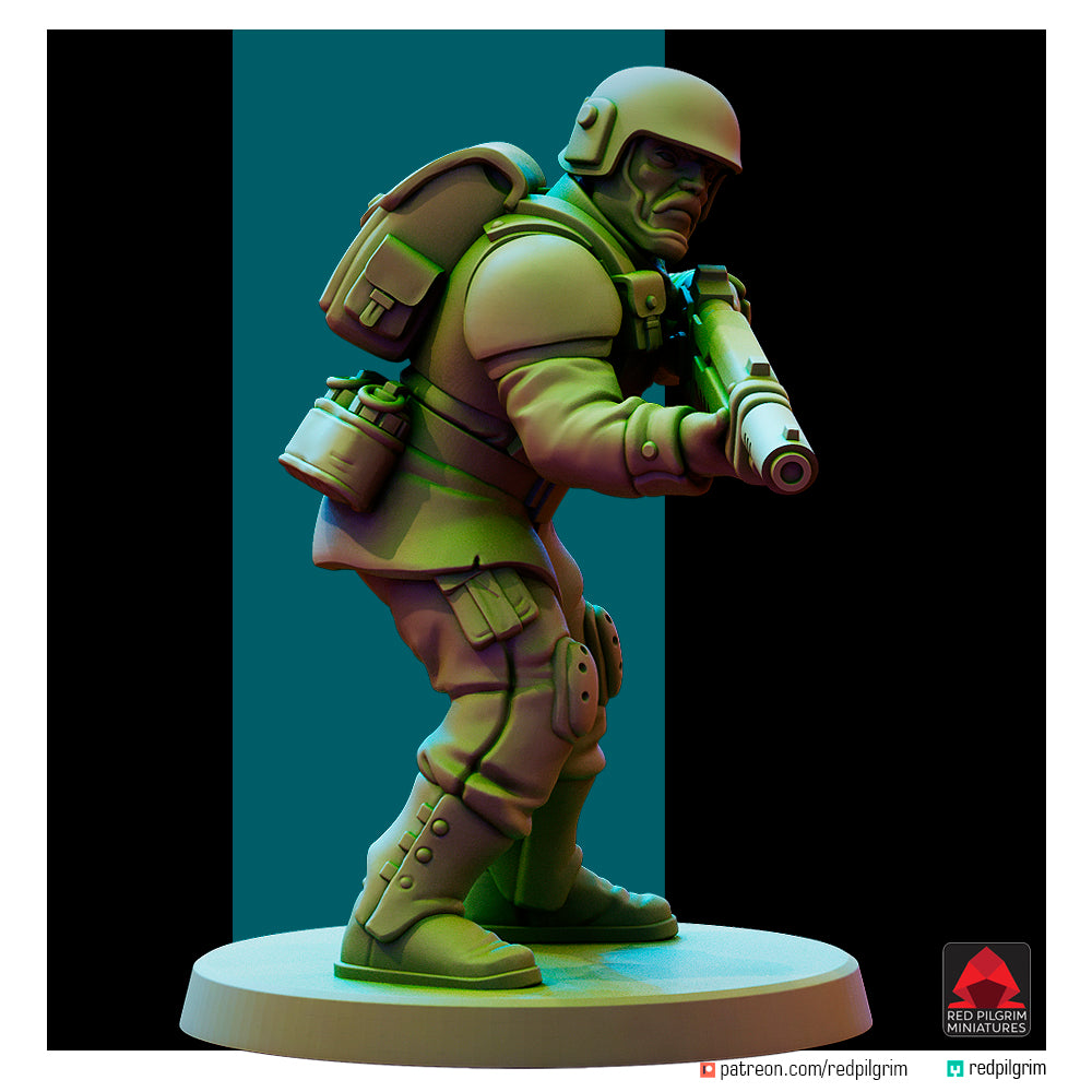 Jenízaros de los Halcones del Desierto | Miniaturas del Peregrino Rojo | 32mm