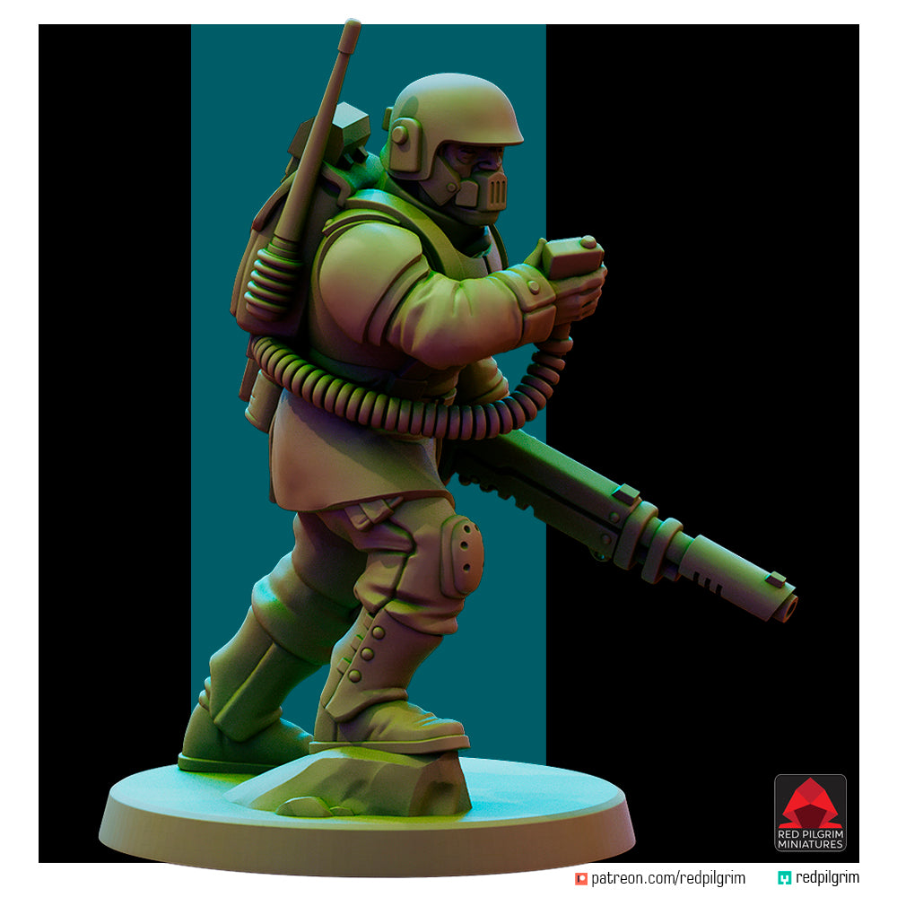 Jenízaros de los Halcones del Desierto | Miniaturas del Peregrino Rojo | 32mm