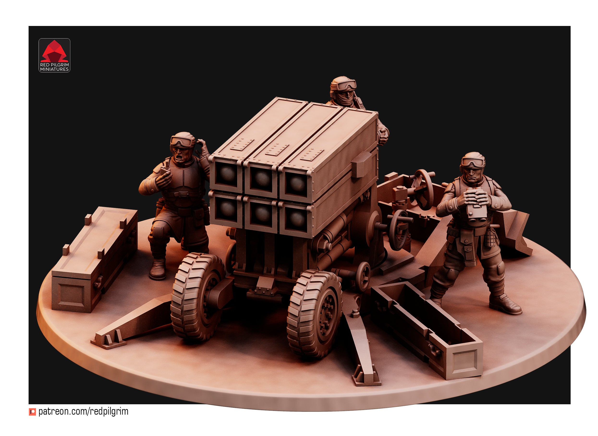 Desert Hawks Artillery Regiment | Red Pilgrim Miniatures
