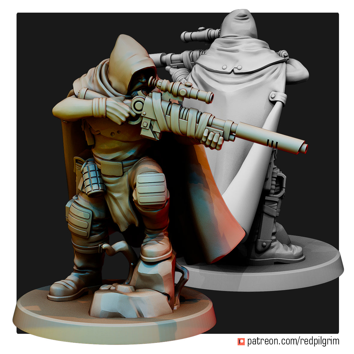 Vorhut der Desert Hawks | Red Pilgrim Miniatures | 32 mm