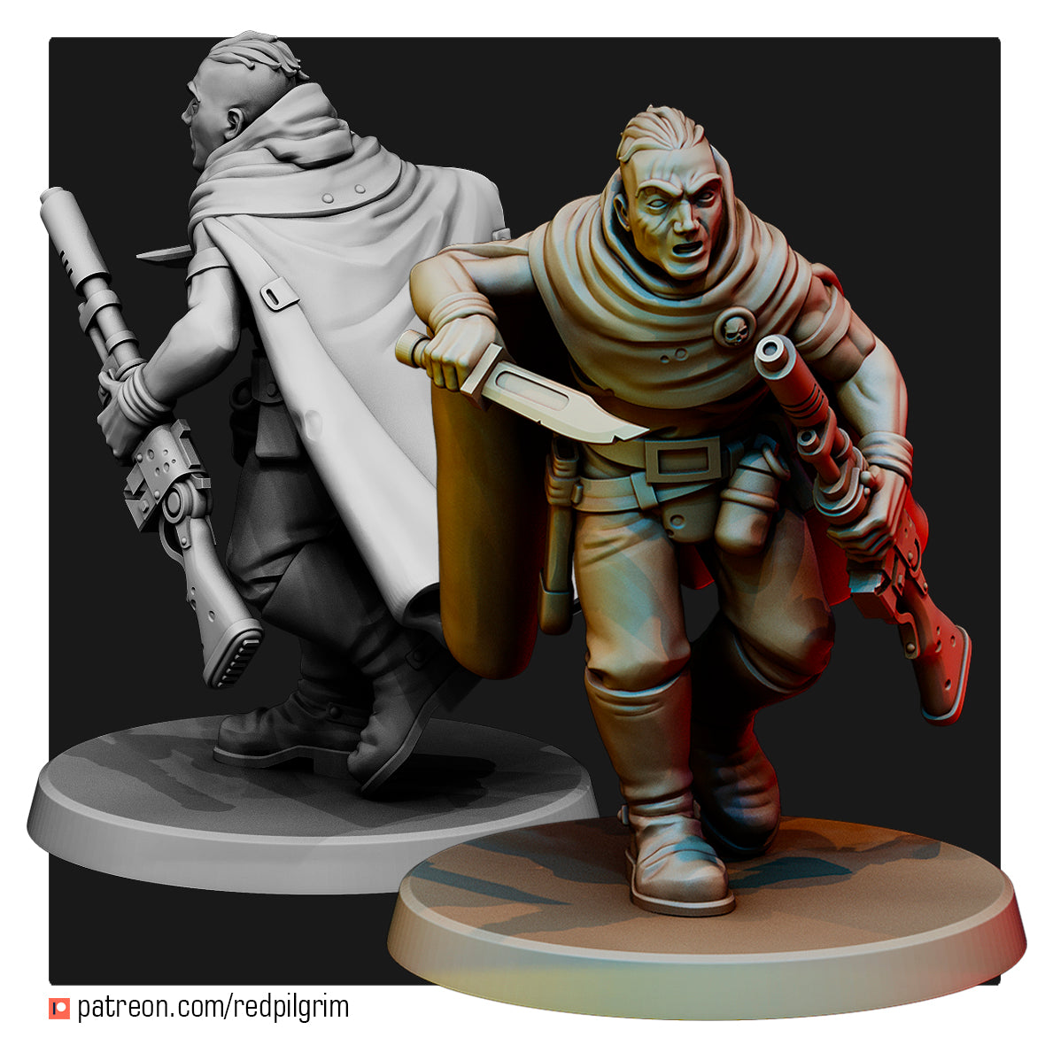 Vorhut der Desert Hawks | Red Pilgrim Miniatures | 32 mm