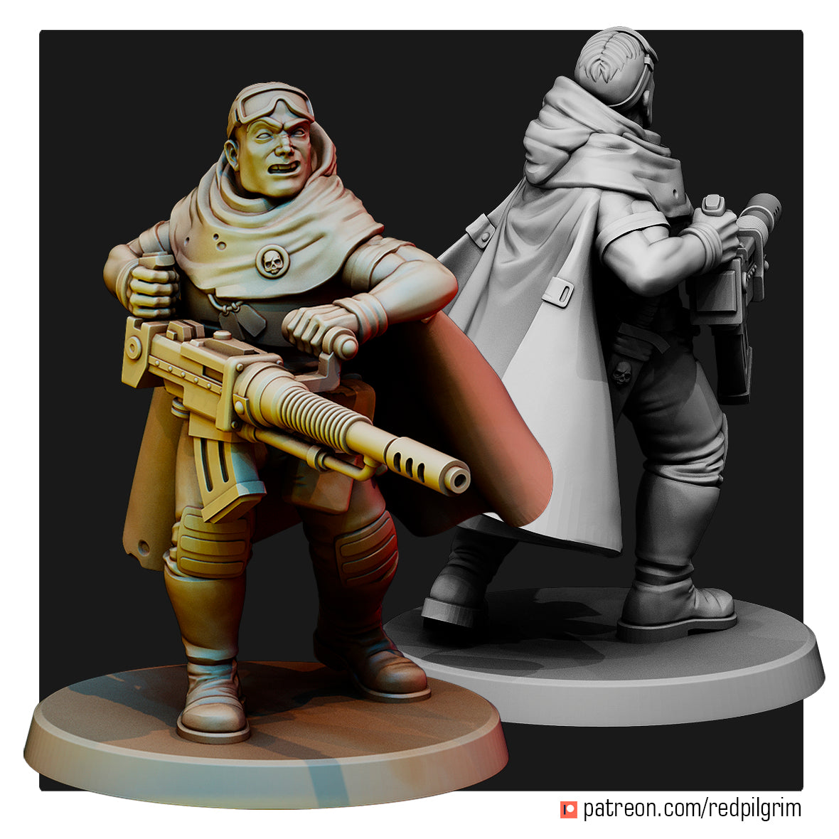 Vorhut der Desert Hawks | Red Pilgrim Miniatures | 32 mm
