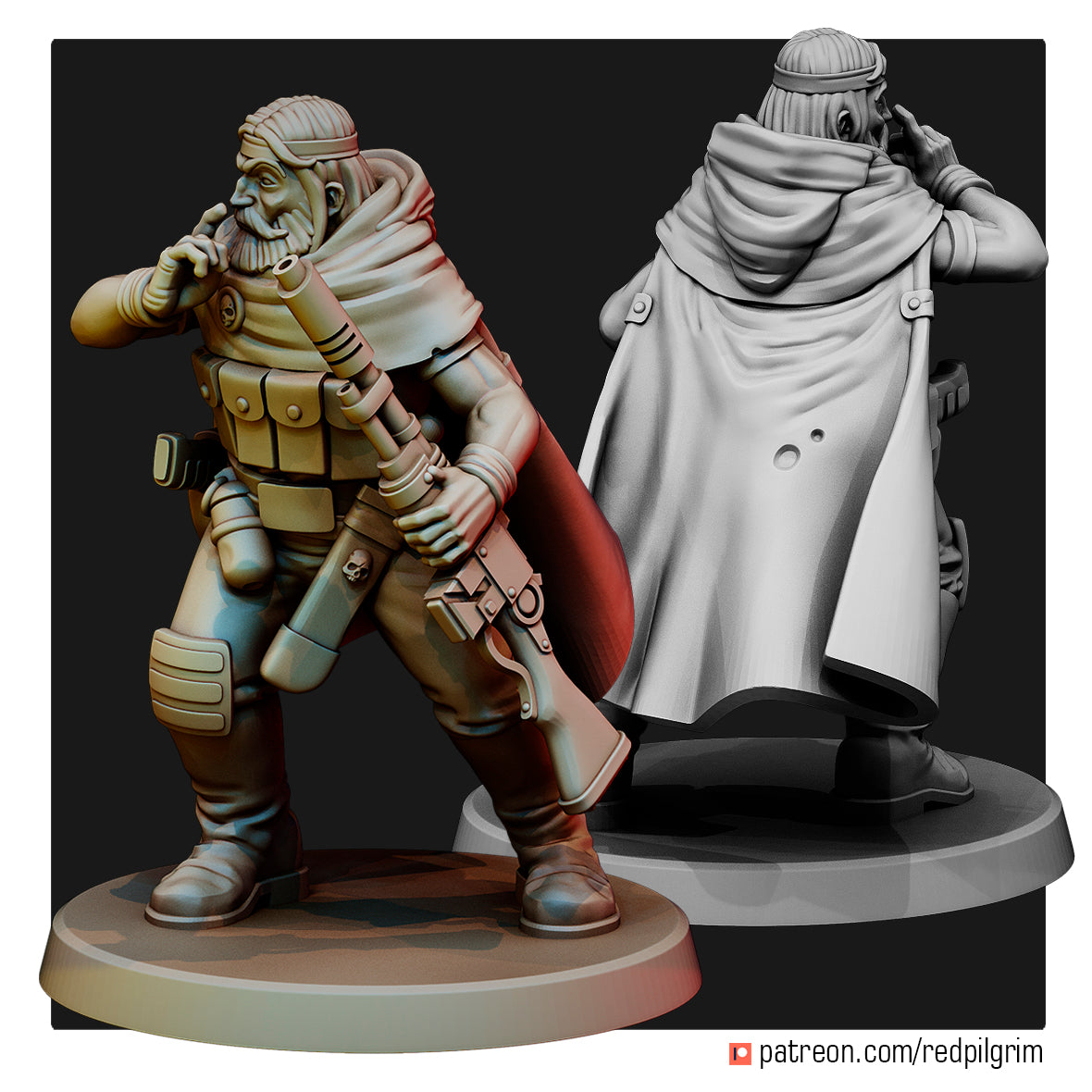 Vorhut der Desert Hawks | Red Pilgrim Miniatures | 32 mm