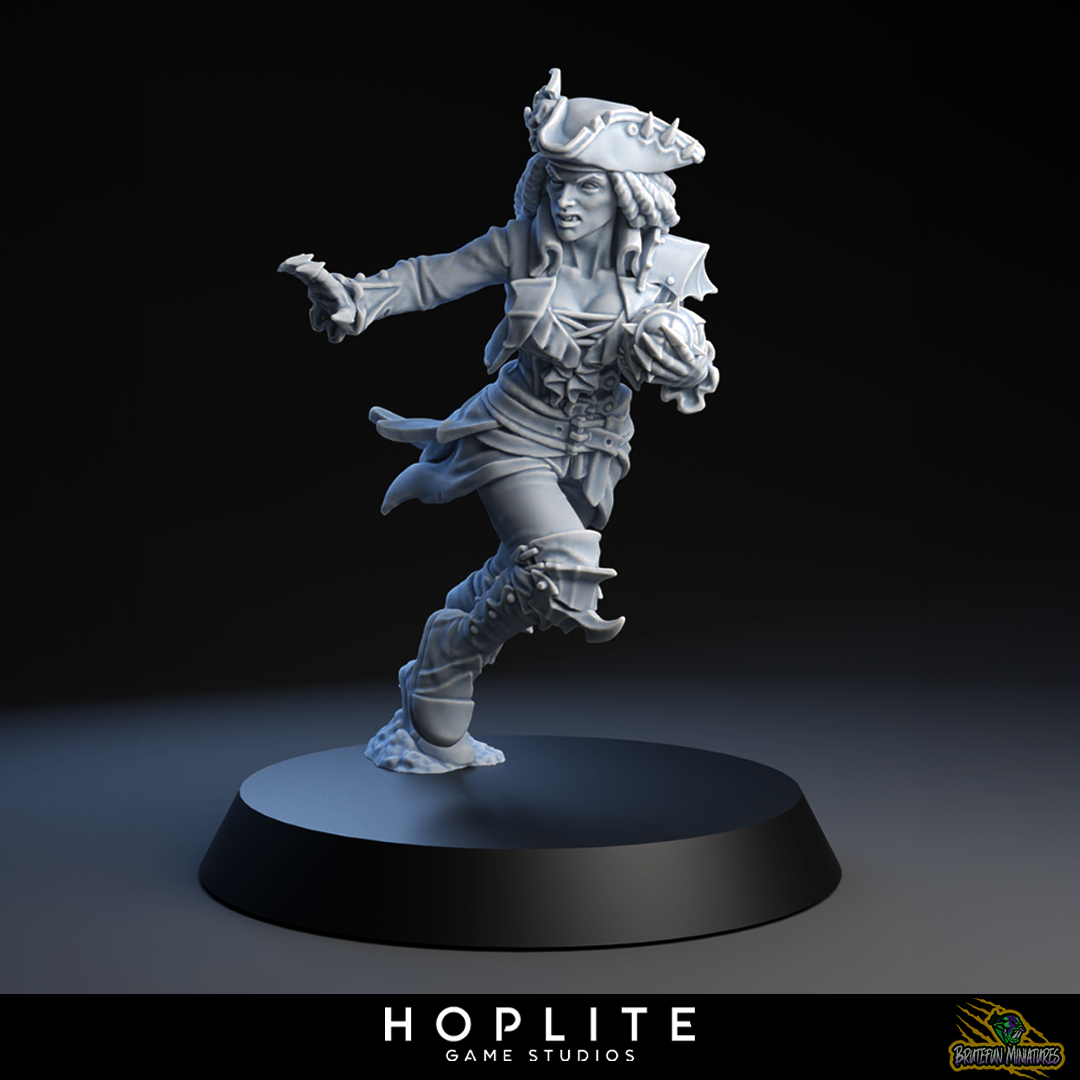 Capitán Vampiro - Jugador Estrella Vampiro - Fútbol Fantasía - Miniaturas Brutefun