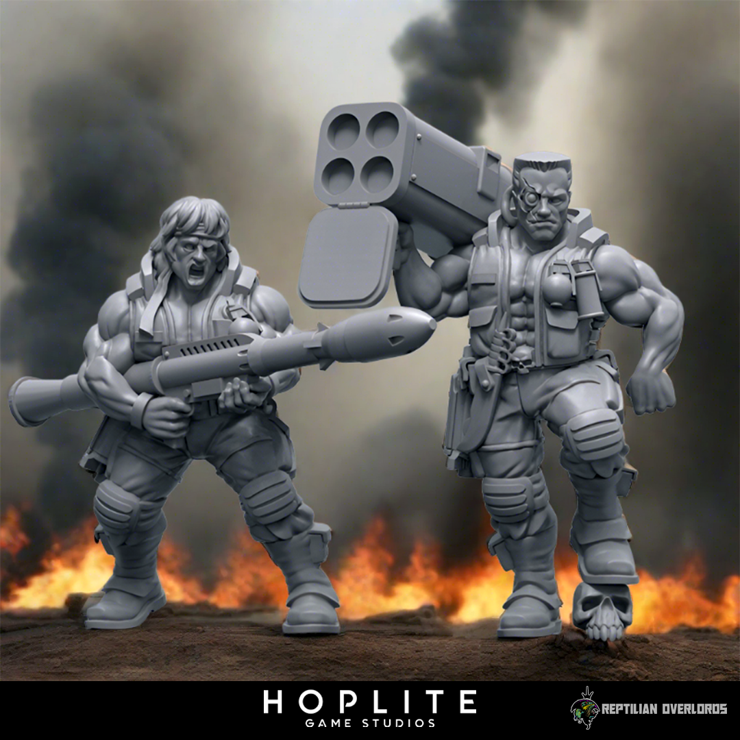 Spacenam: Zorbo y Duke Redux | Señores supremos reptiles | 28 mm