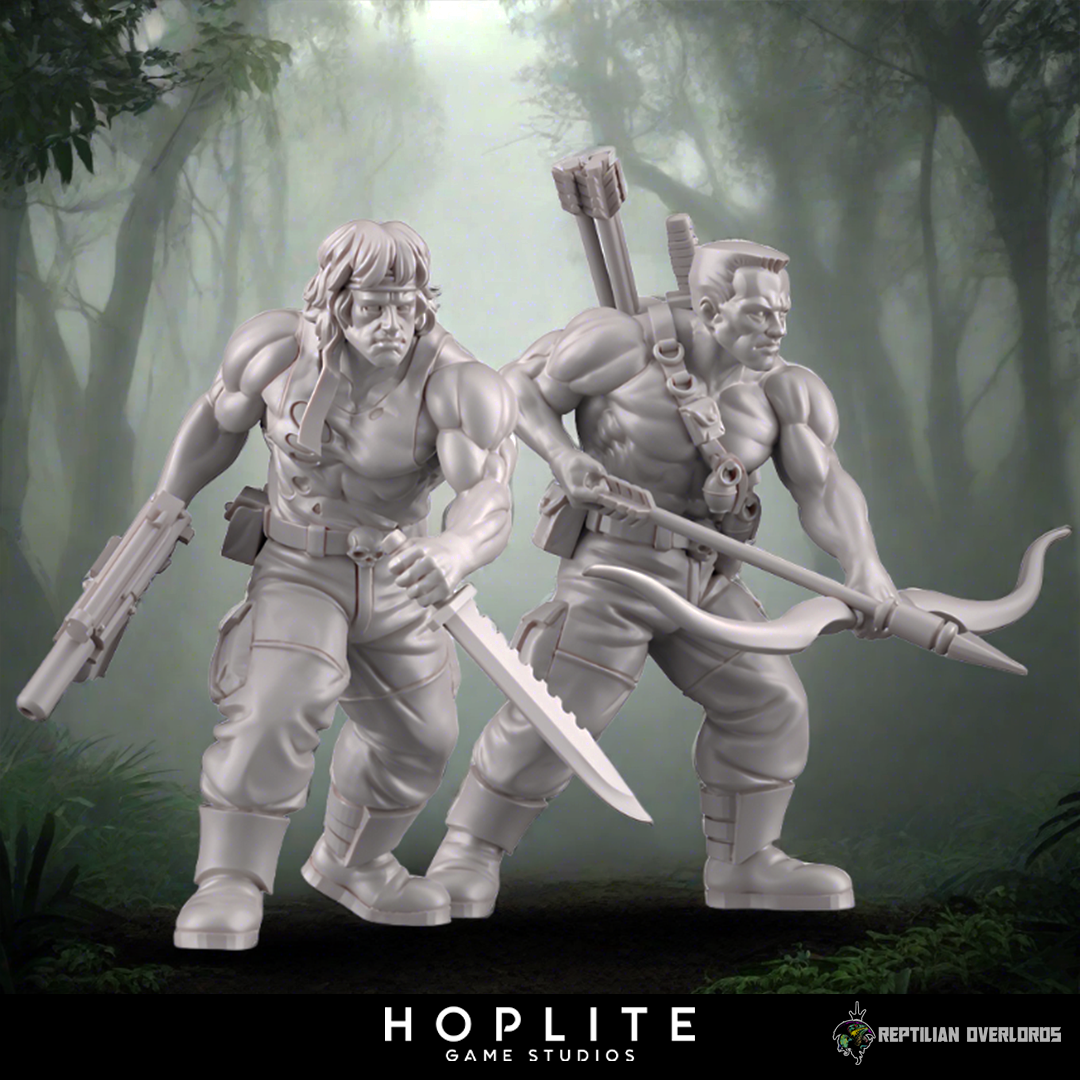 Spacenam: Zorbo y Duke | Señores supremos reptiles | 28 mm