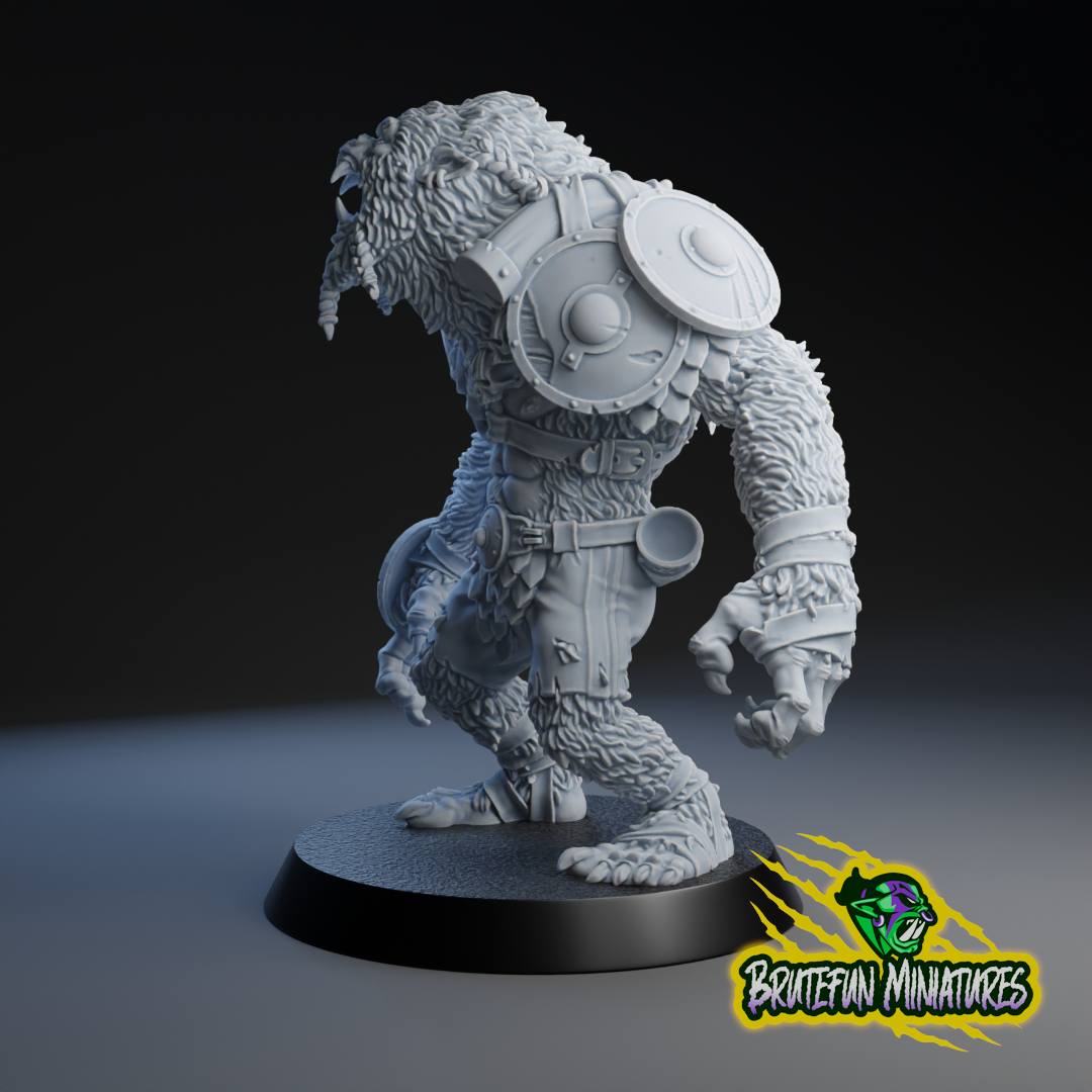 Yeti - Norse Star Player - Fantasy Football - Brutefun Miniatures