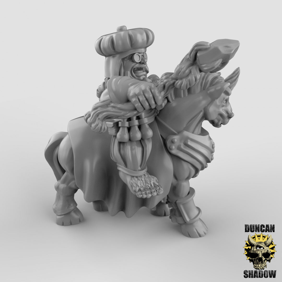 Halbling-Magier auf Einhorn-Reittier | Duncan Shadow | Kompatibel mit Dungeons & Dragons und Pathfinder