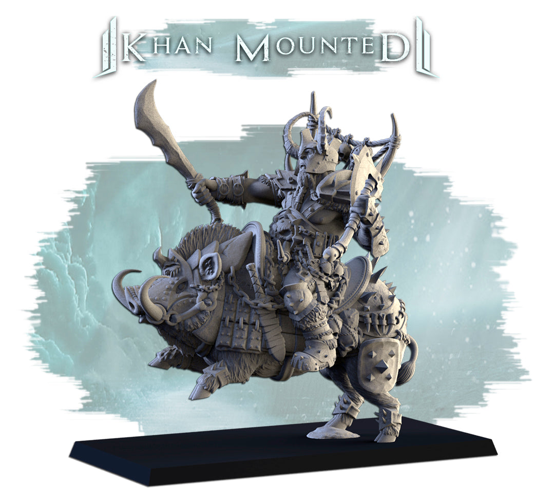 Ogre Great Khan Mounted - Northern Ogres - Txarli Factory