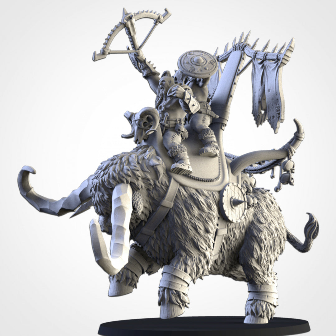 Ogres on Rock Auroch - Northern Ogres - Txarli Factory