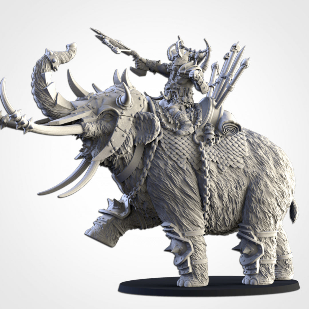 Ogre Great Khan on Mammoth - Northern Ogres - Txarli Factory