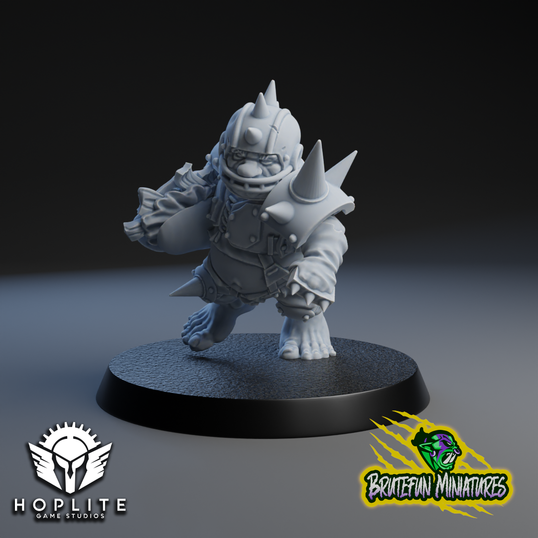 Halfling Blitzer - Jugador estrella halfling - Fútbol de fantasía - Miniaturas Brutefun