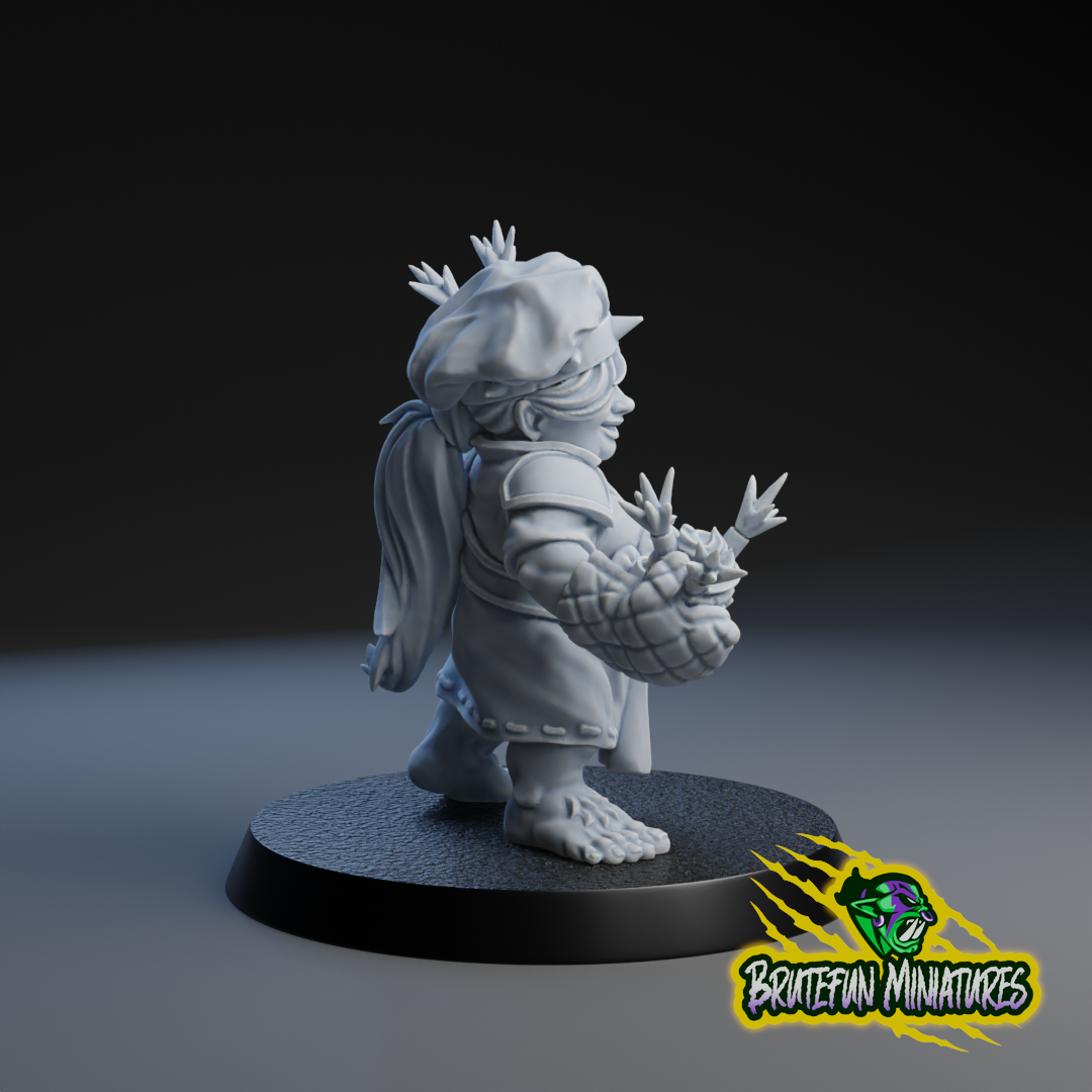 Halfling Bomber - Halfling Star Player - Fantasy Football - Brutefun Miniatures