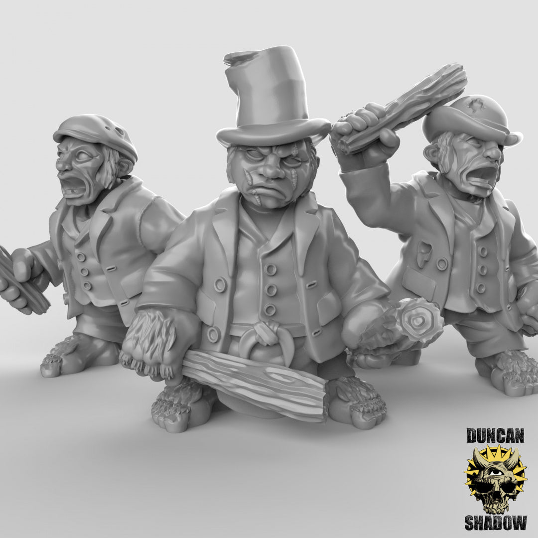 Chusma de medianos, garrotes | Sombra de Duncan | Compatible con Dragones y Mazmorras y Pathfinder