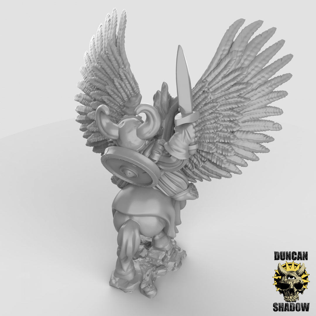 Halbling-Paladin-Champion auf Pegasus-Reittier | Duncan Shadow | Kompatibel mit Dungeons & Dragons und Pathfinder