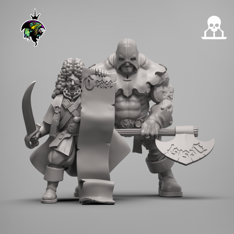 Ghoulrich and Wurstshire | Reptilian Overlords | 32mm