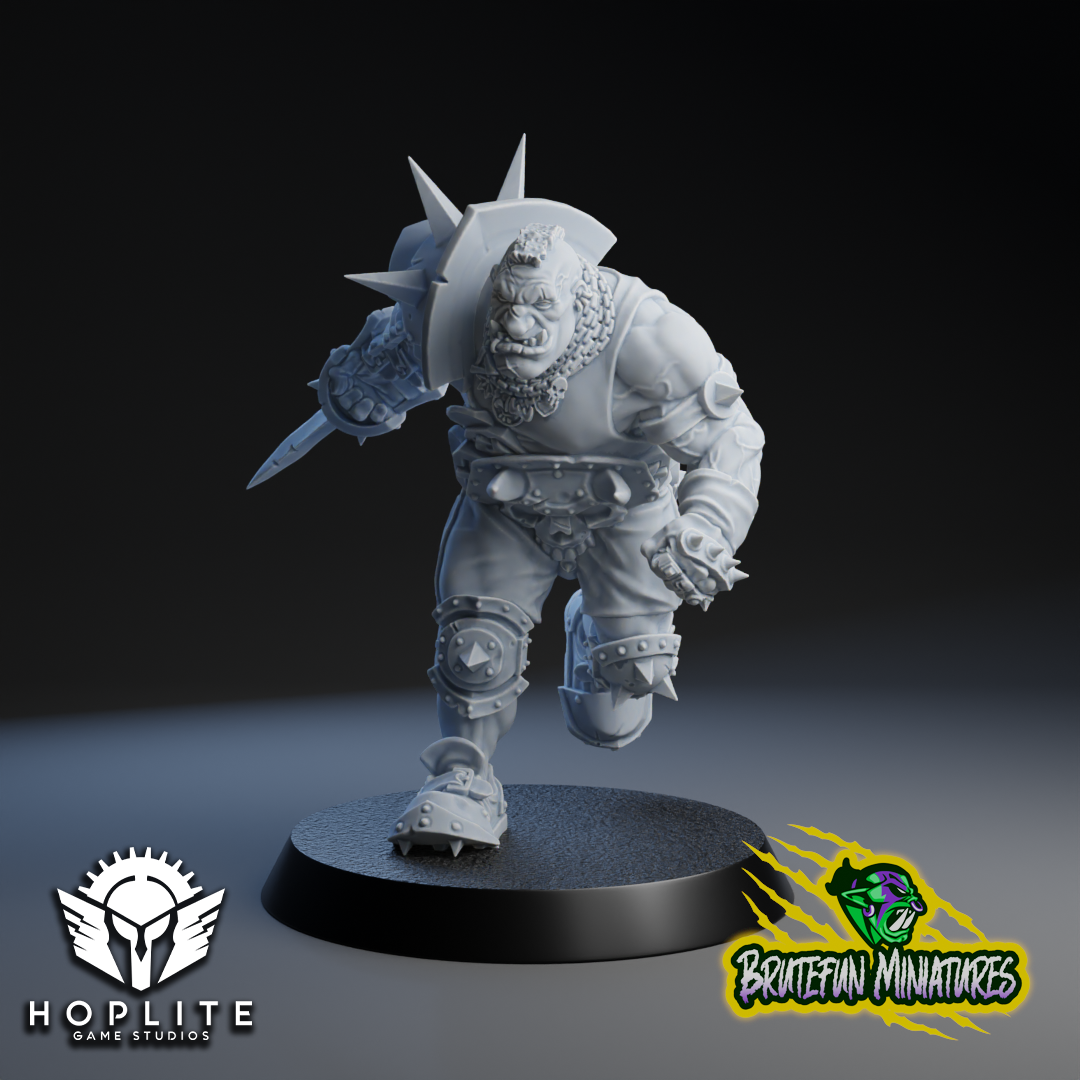 Morg el Ogro - Jugador estrella humano - Fútbol de fantasía - Miniaturas Brutefun