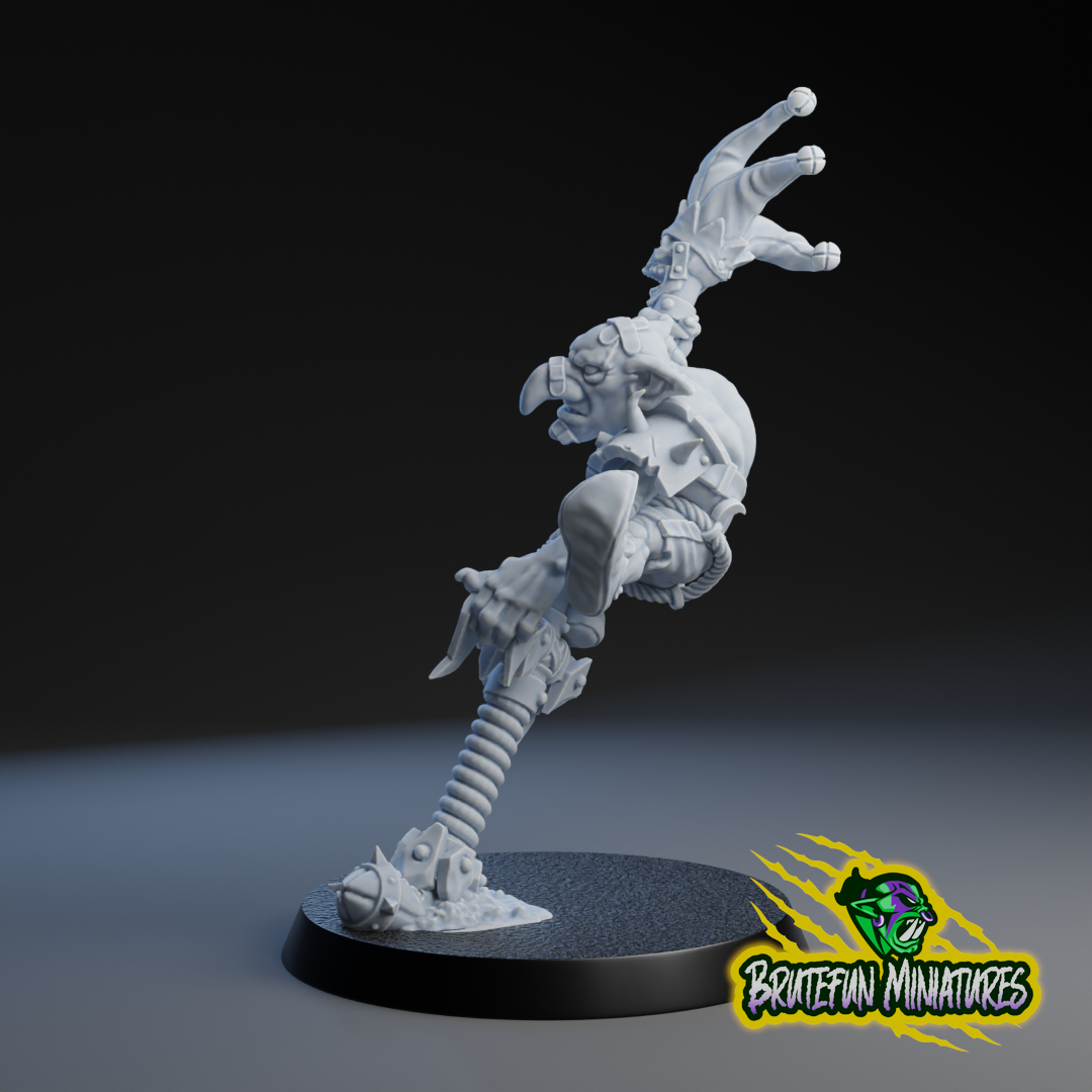 Goblin Pogo Stick - Goblin Star Player - Fantasy Football - Brutefun Miniatures