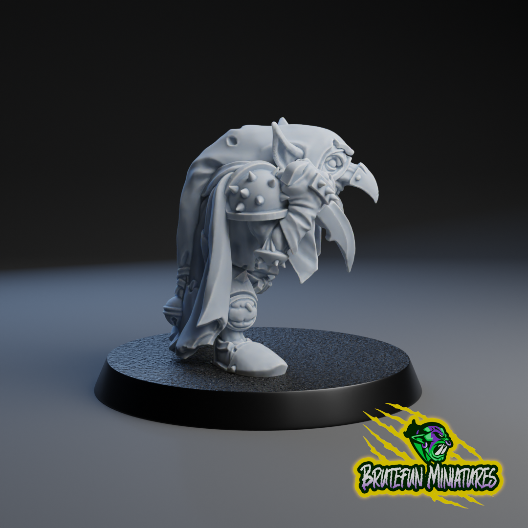 Goblin Assassin - Goblin Star Player - Fantasy Football - Brutefun Miniatures