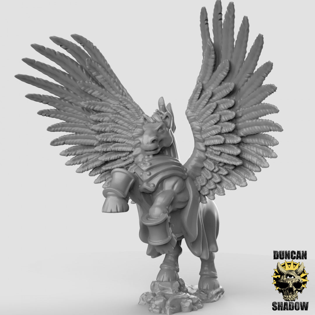 Pegaso alado | Sombra de Duncan | Compatible con Dragones y Mazmorras y Pathfinder