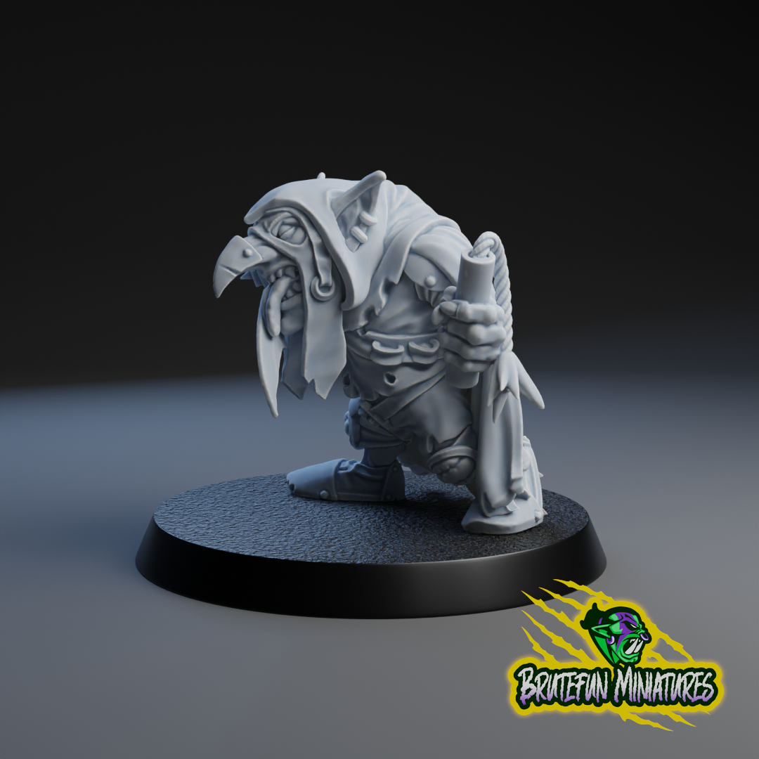 Goblin Assassin - Goblin Star Player - Fantasy Football - Brutefun Miniatures