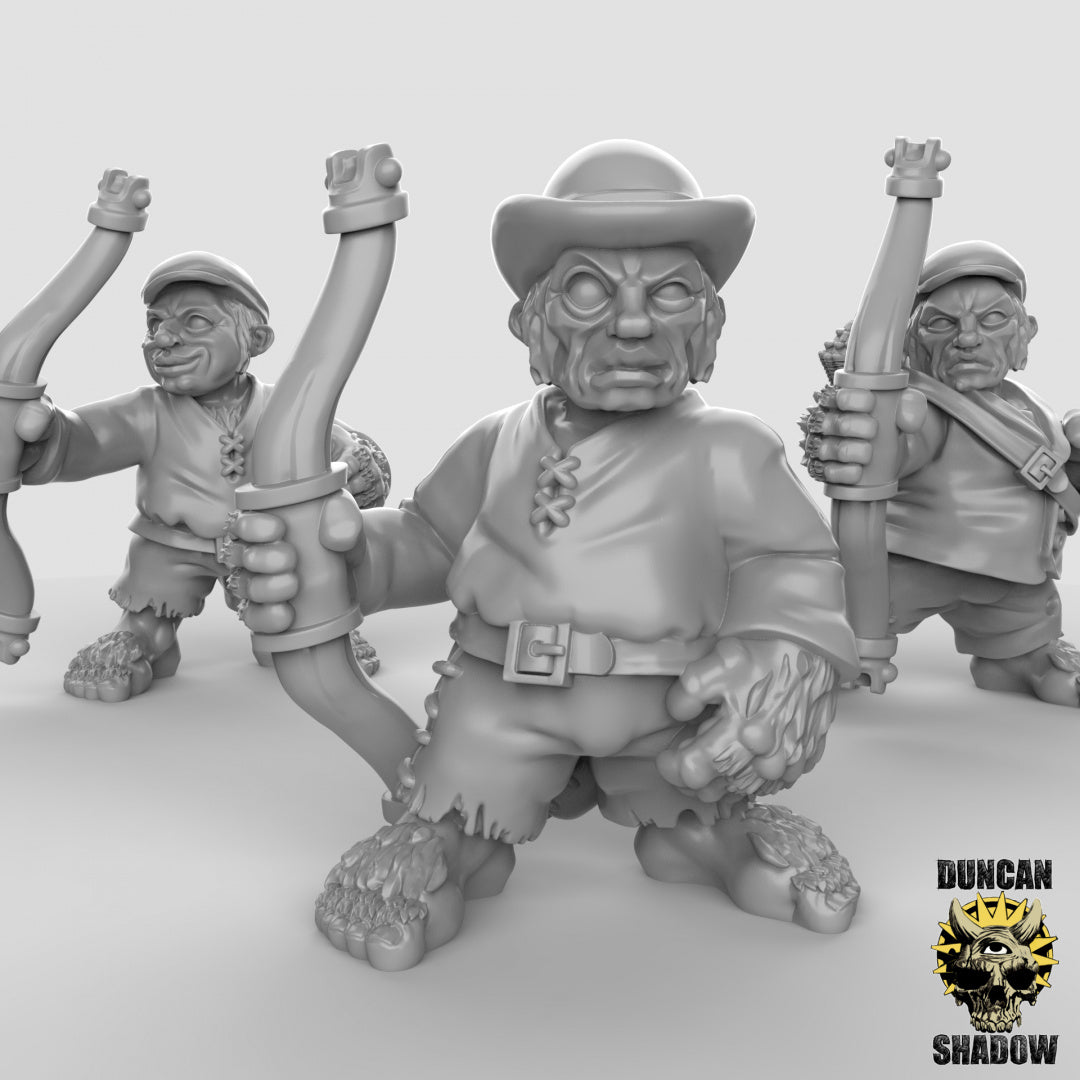Chusma de medianos, arcos | Sombra de Duncan | Compatible con Dragones y Mazmorras y Pathfinder