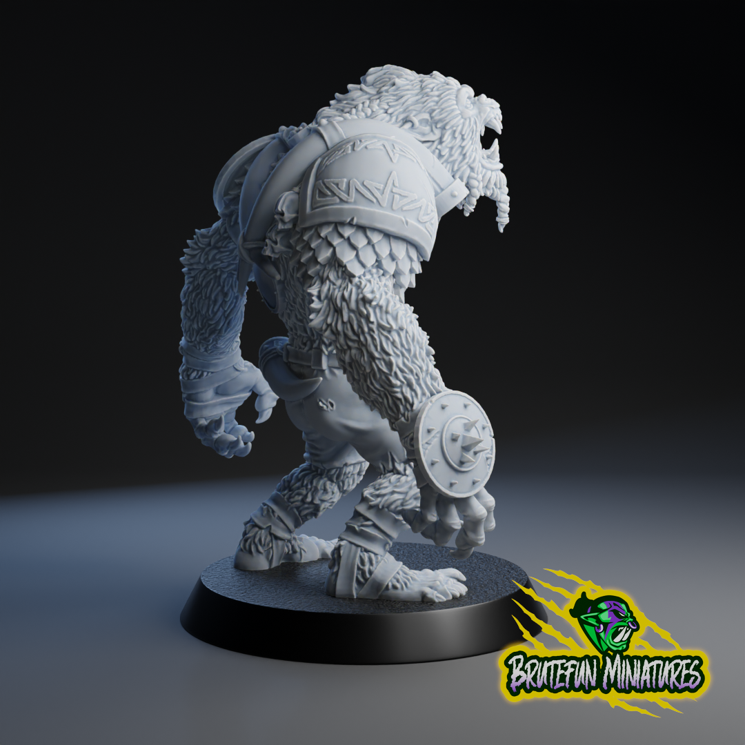 Yeti - Norse Star Player - Fantasy Football - Brutefun Miniatures