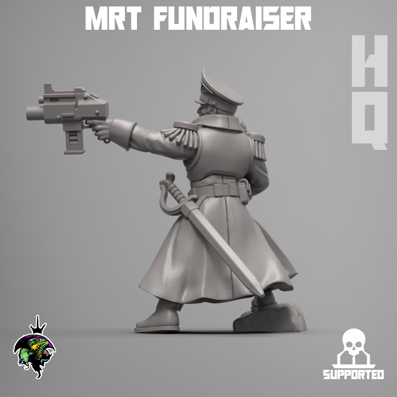 Imperial Guard: Nommissar Cheese | Reptilian Overlords | 28mm