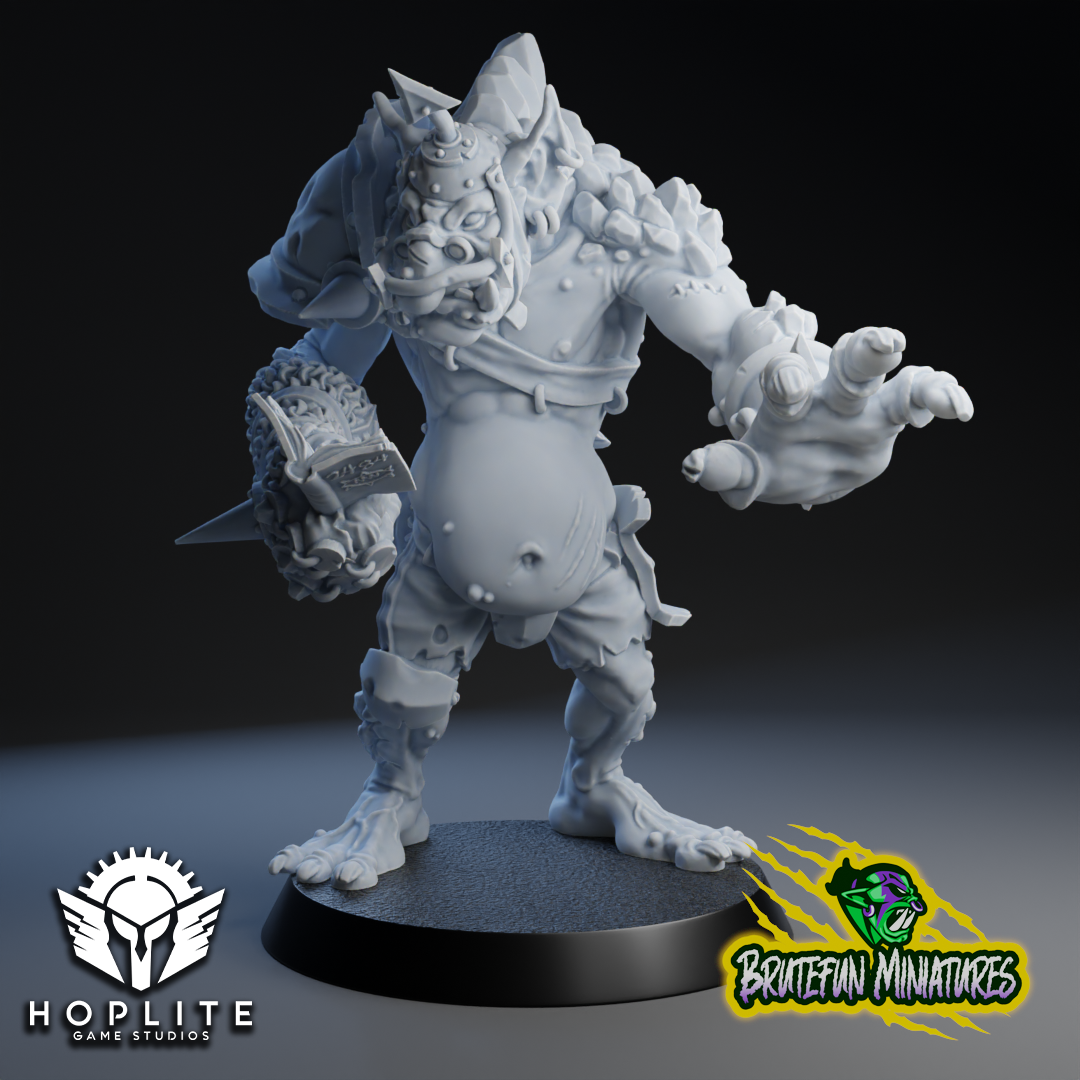 Troll Entrenado - Jugador Estrella Troll - Fútbol Fantasía - Miniaturas Brutefun