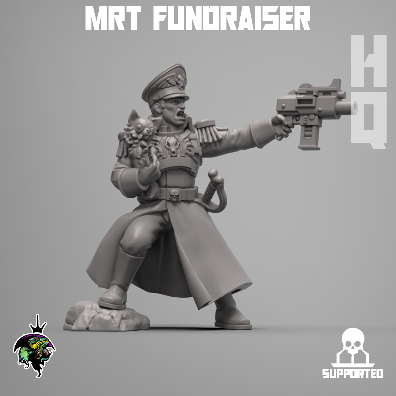 Imperial Guard: Nommissar Cheese | Reptilian Overlords | 28mm