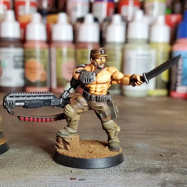 Nombre espacial: Coronel "Mano de hierro" Proximal | Señores supremos reptiles | 28 mm