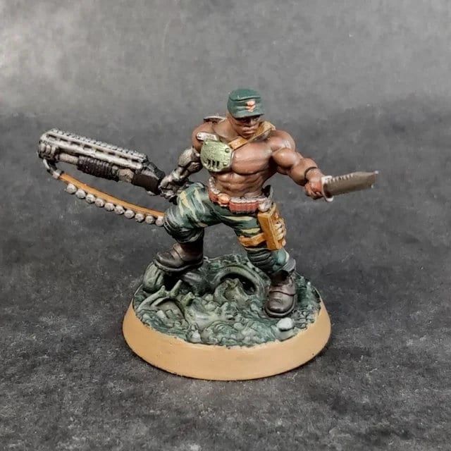 Nombre espacial: Coronel "Mano de hierro" Proximal | Señores supremos reptiles | 28 mm